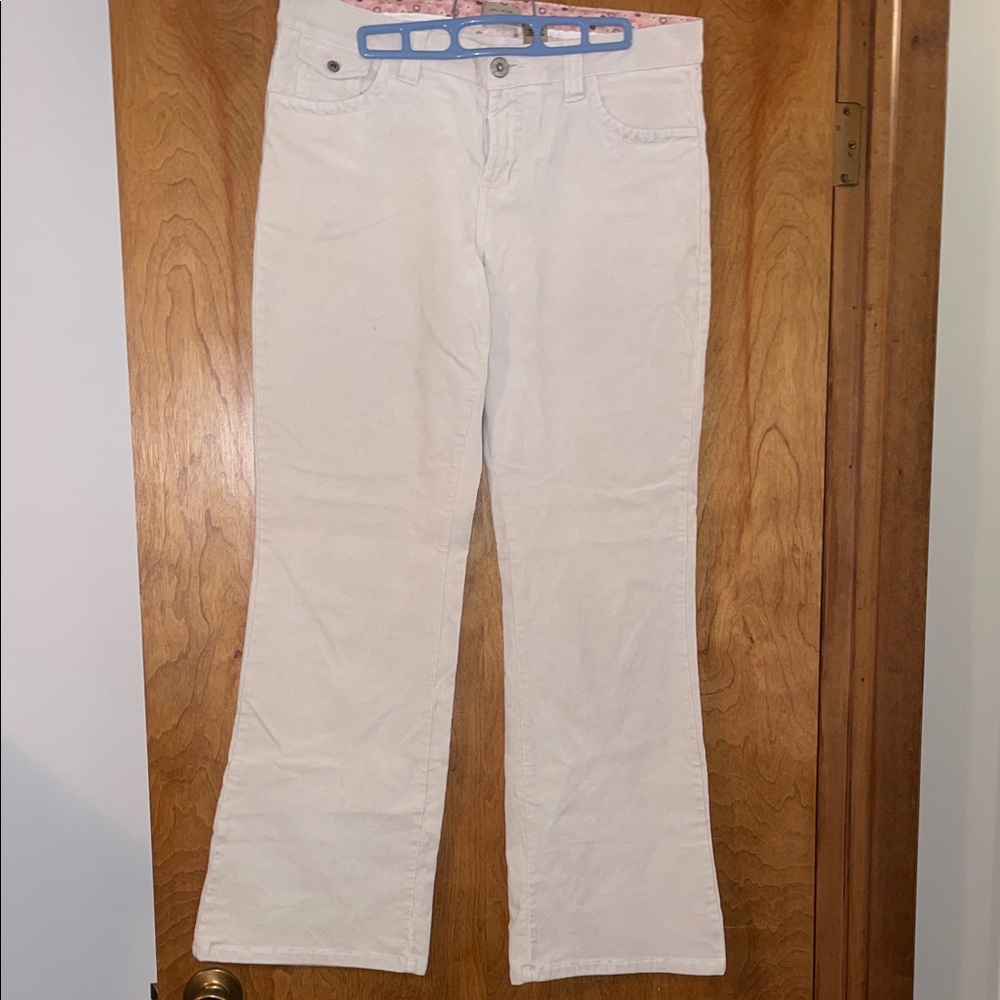 Ruff Hewn Vintage Cream Corduroy Pants, 10